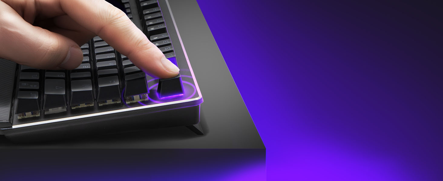 Full Anti-Ghosting + N-Key Rollover Technology