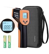 OnniOne Infrared Thermometer Gun for Cooking, Laser Thermometer Gun for Blackstone Pizza Oven, -5...