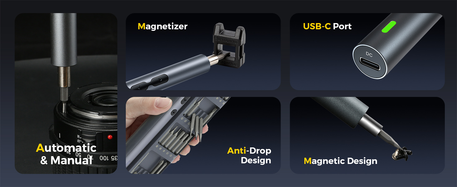 precision electric screwdriver set