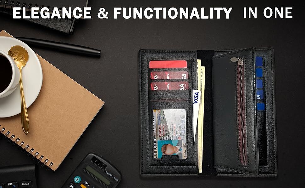 Credit Card Holder Wallet on the Table