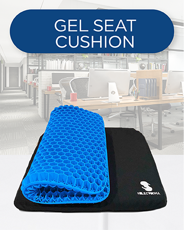 Gel Seat Cushion Office Chair Gaming Wheelchair Desk Back Pain Posture accessories women essential