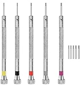 KALIM Mini Screwdriver Set, 10Pcs Screwdriver Kit for Watches, Glasses and Accessories, Precision...