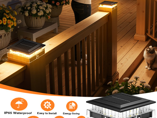 solar post lights