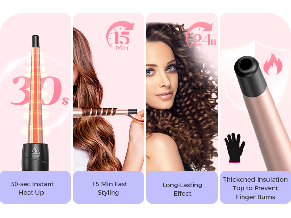 5 in 1 Curling Wand Set