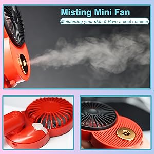 Misting Mickey fan