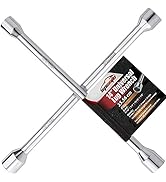EPAuto 14" Heavy Duty Universal Lug Wrench, 4-Way Cross Wrench