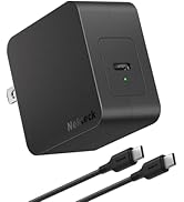 Nekteck 60W USB C Charger [GaN Tech], PD 3.0 Fast Charging[USB-IF & ETL Certified] with Foldable ...