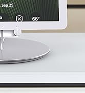 WAWXH1314 Elevated Stand for Echo Hub, Rotatable Tilt Table Holder for Alexa Hub, Aluminum Stand ...