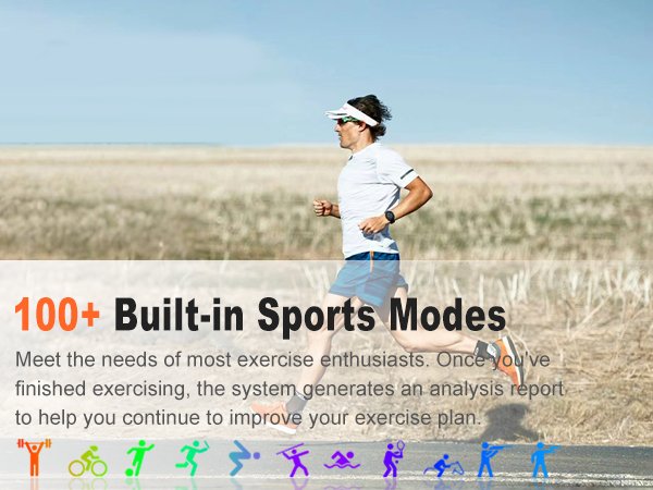 100+ Built-in Sports Modes