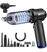 Vostuve Car Vacuum Portable Cordless High Power Small Handheld Vacuum Cleaner 4-in-1 Compressed A...