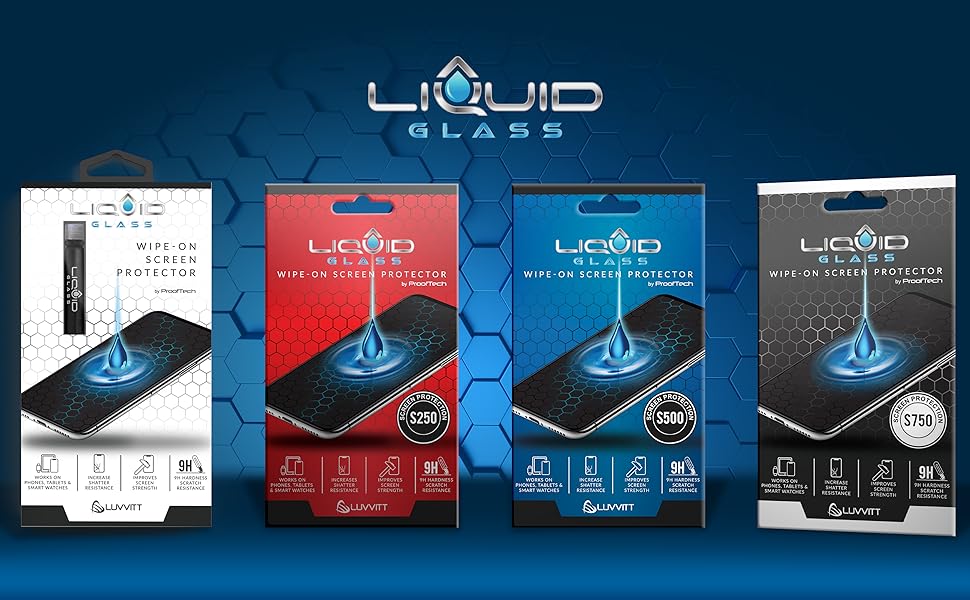 liquid glass screen protector ultra plus + nano liquid ceramic tempered protection