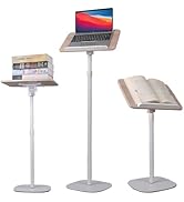 Hocoder Book Stand for Reading Adjustable Podium Stand,Cook Book Stand, Music Display Stand, Wood...