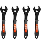 kimairy Bicycle Cone Wrench Tool Set, 7.87 inch Length, Black and Orange, 3-Pack (4-pack(13-14-15...
