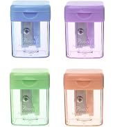 1Pc Random Color Mini Manual Portable Pencil Sharpener for Student Office Stationery Pencil Sharp...