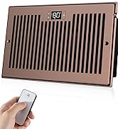 6x10 register booster fan brozn