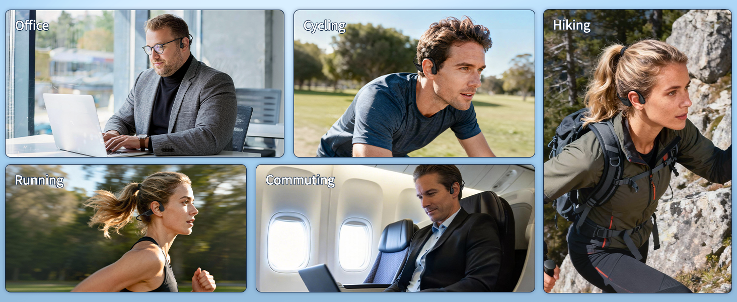 Open Ear Bone Conduction Headphones