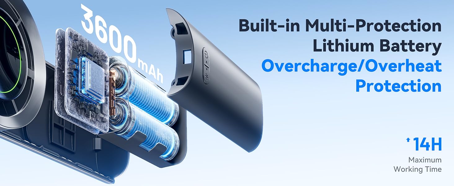 Built-in Multi-Protection Lithium Battery