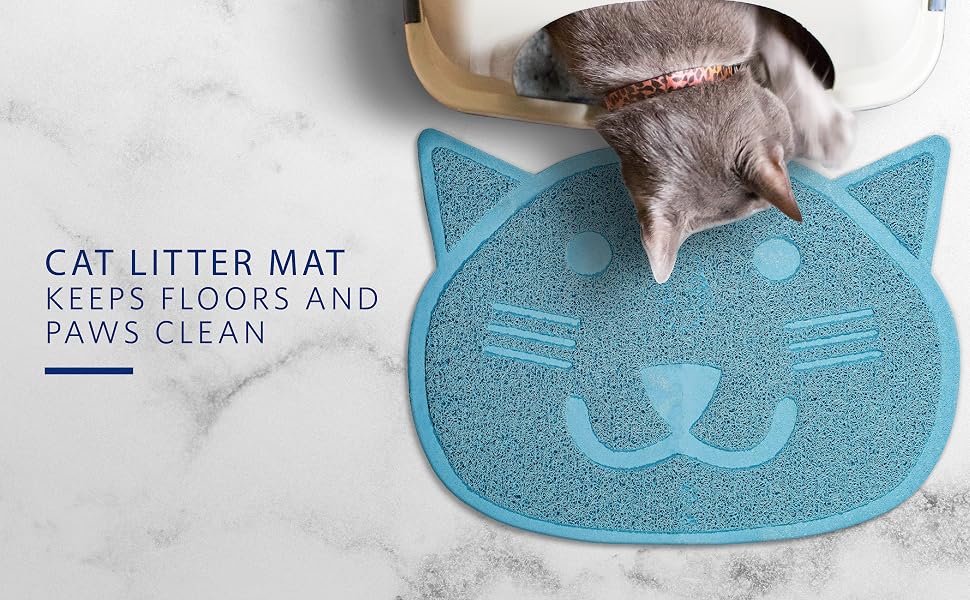 cat litter mat