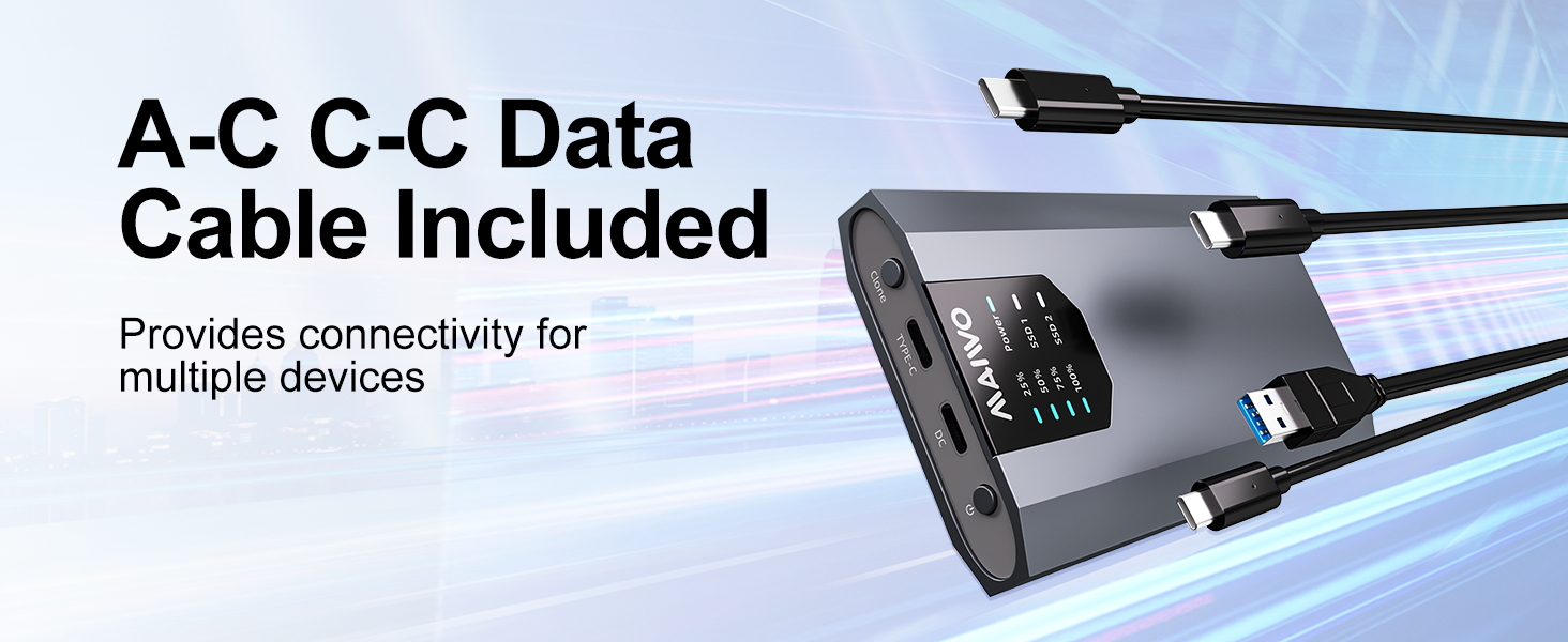 M.2 SSD Enclosure Cloner for NVMe &amp;amp; SATA