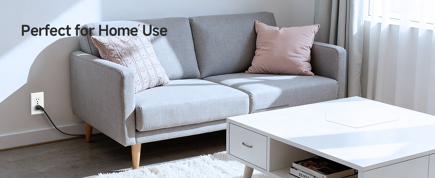 16 AWG Low Profile Right Angle Power Cord, 90 Degree Power Cord