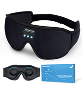 Sleep Headphones, Bluetooth 5.0 Wireless 3D Eye Mask, Lightimetunnel Washable Sleeping Headphones...