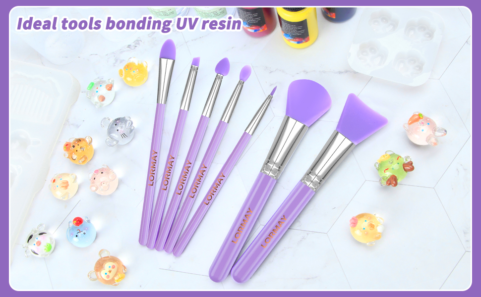 lormay silicone brushes