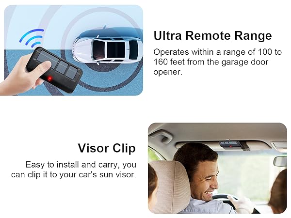 2 for Chamberlain Craftsman LiftMaster Garage Door Opener Remote, Replaces 893LM 893Max 971LM