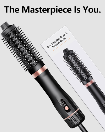 Curling Iron with Thermal Brush