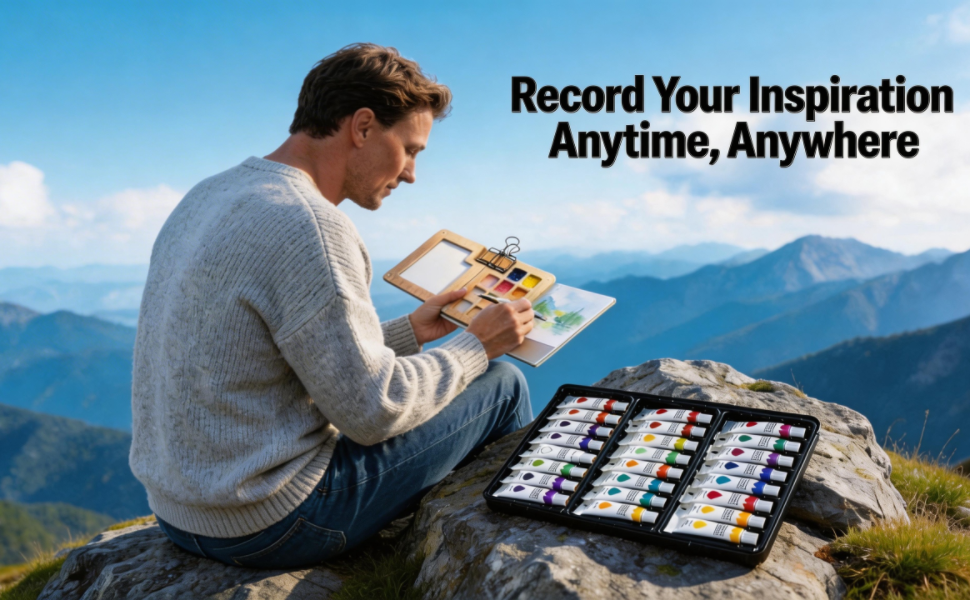 mini watercolor travel set