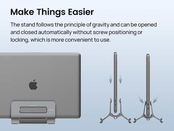 laptop holder vertical