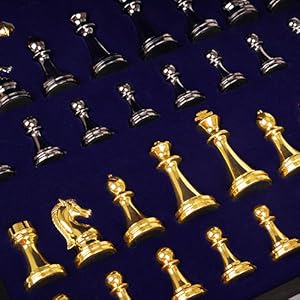 Metal Chess Set for Adults and Kids