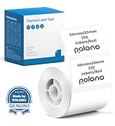 POLONO Thermal Labels for PM220S Label Maker, 1.97