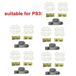 PS3 Silicone Conductive Rubber Pads