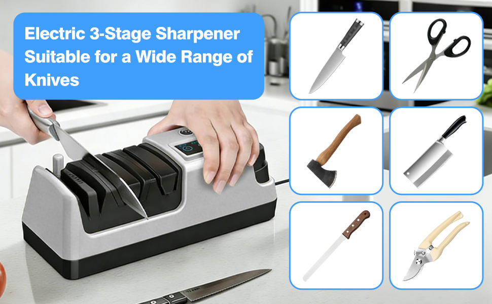 Silver knife sharpener