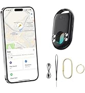 TECKNET 3-in-1 Air Tracker Tag 1-Pack (iOS Only), Rechargeable Smart Bluetooth Tracker, 100dB Ala...