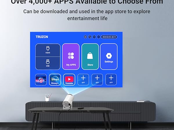 auto focus projector keystone correction projector built in speaker projector rechargeable