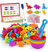 Counting Dinosaurs Montessori Toys for 3 4 5 Years Old Boys Girls Toddler Manipulatives Preschool...