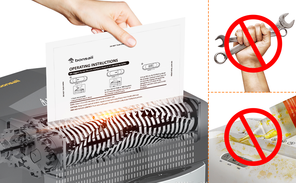 Paper Shredder Lubricant Sheets
