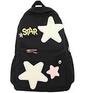 MININAI 2025 Preppy Backpack Trendy Y2K Stars Backpack Cute Aesthetic College Laptop Backpack Cas...
