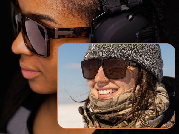 LYZOIT Square Sunglasses for Men Women Polarized Oversized Big UV Protection Rectangle Shades