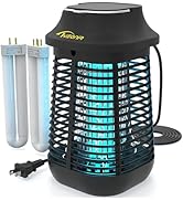 Bug Zapper, 4200V High Power Electric Mosquito Zapper for Outdoor and Indoor, Including Free 2 Pa...