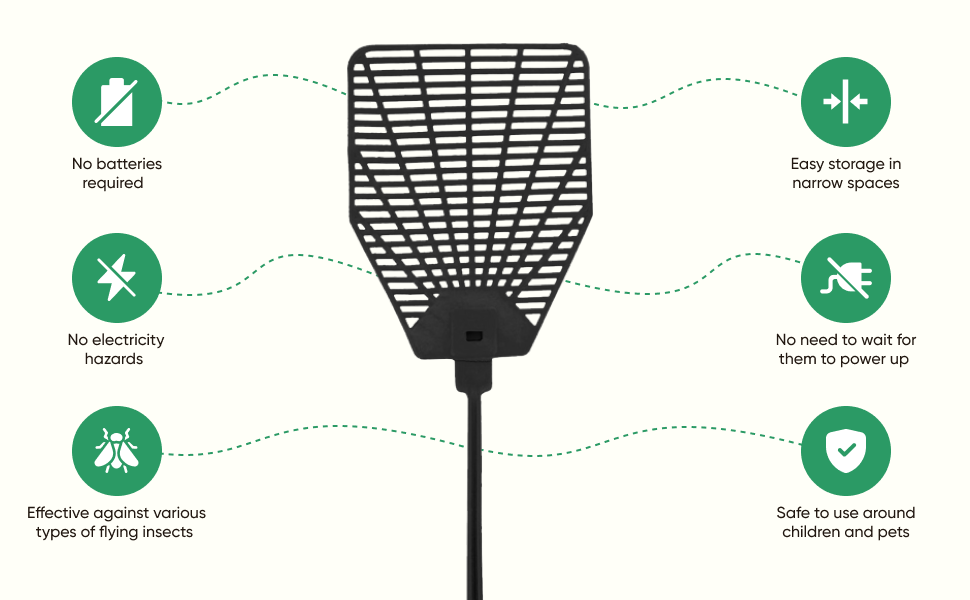 No more buzzing: your effective solution to pesky flies - fly swatter