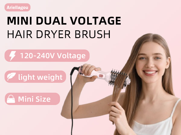 travel hair dryer brush