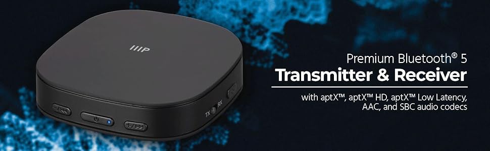 premium bluetooth 5 transmitter receiver with aptx aptx HD aptx low latency aac sbc audio codecs