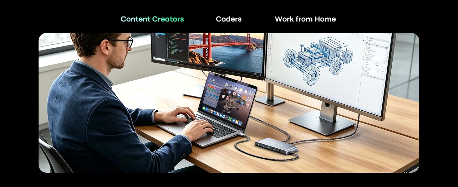 10-in-1 USB C Docking Station