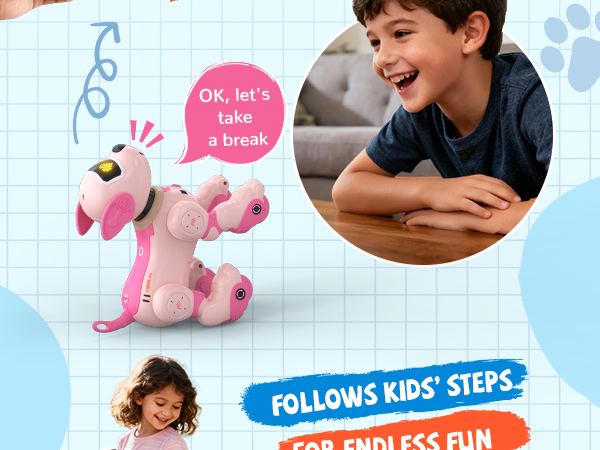 robot dog for kids 6-8