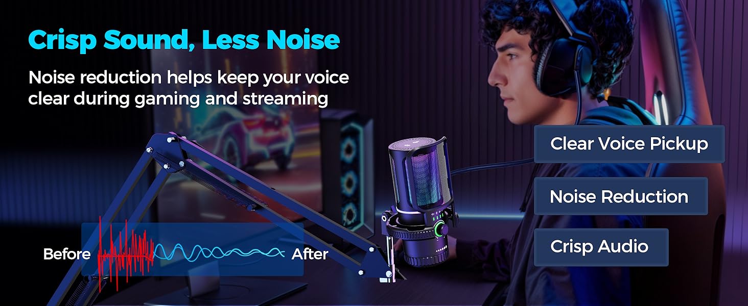 Crisp Sound, Less Noise