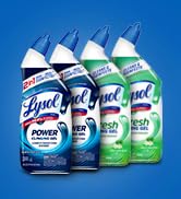 Lysol Toilet Bowl Cleaner, Max Strength Bathroom Cleaning Supplies, Toilet Bowl Cleaner Clinging ...