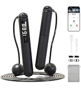 SaintCos Cordless Gravity Jump Rope, Smart Jump Rope with Counter for Gym, Fat Burning &amp; Calorie ...