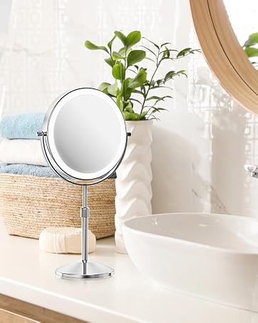 10x magnifying mirror with light lighted makeup mirror lighted mirror for makeup